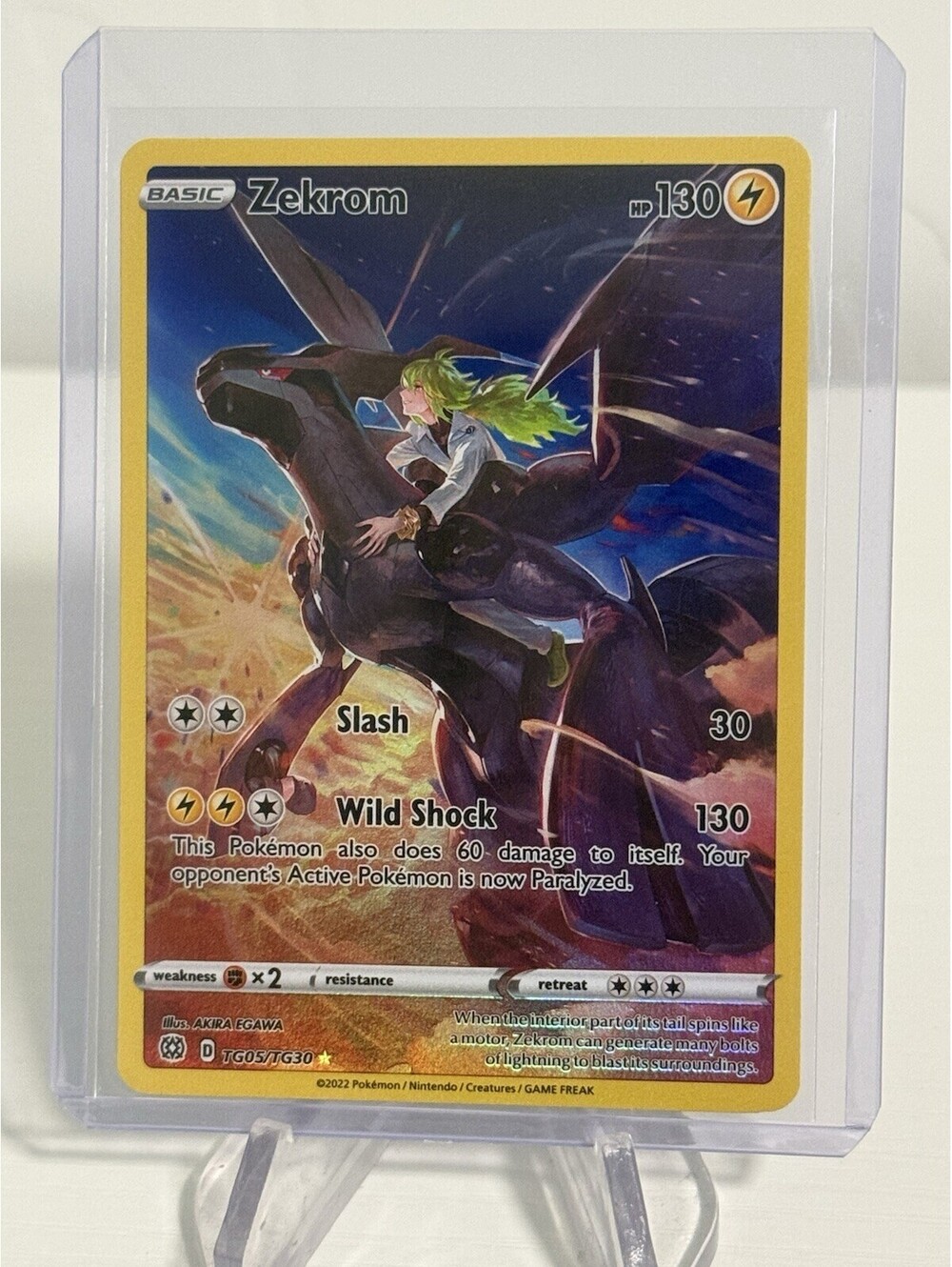 Zekrom TG05/TG30 Swsh09: Brilliant Stars Trainer Gallery Holo